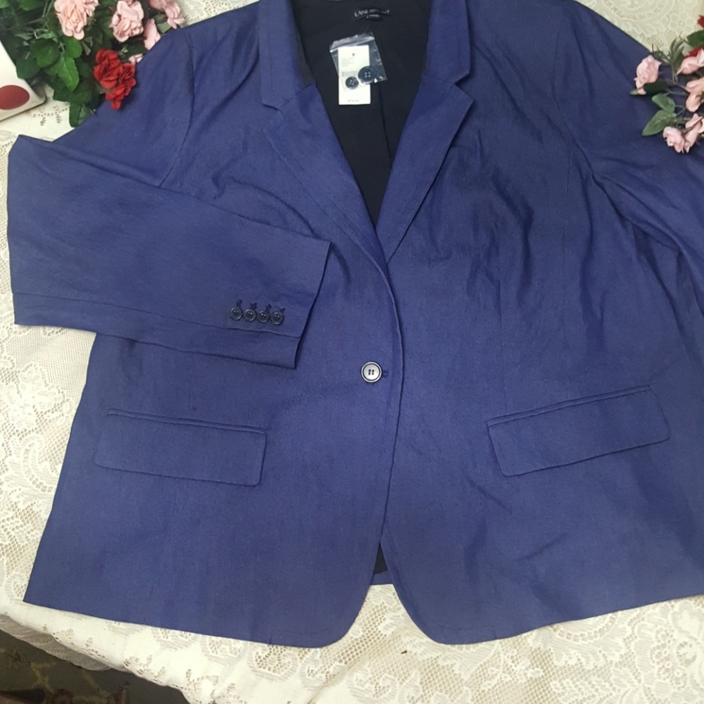 New Lane Bryant denim blazer